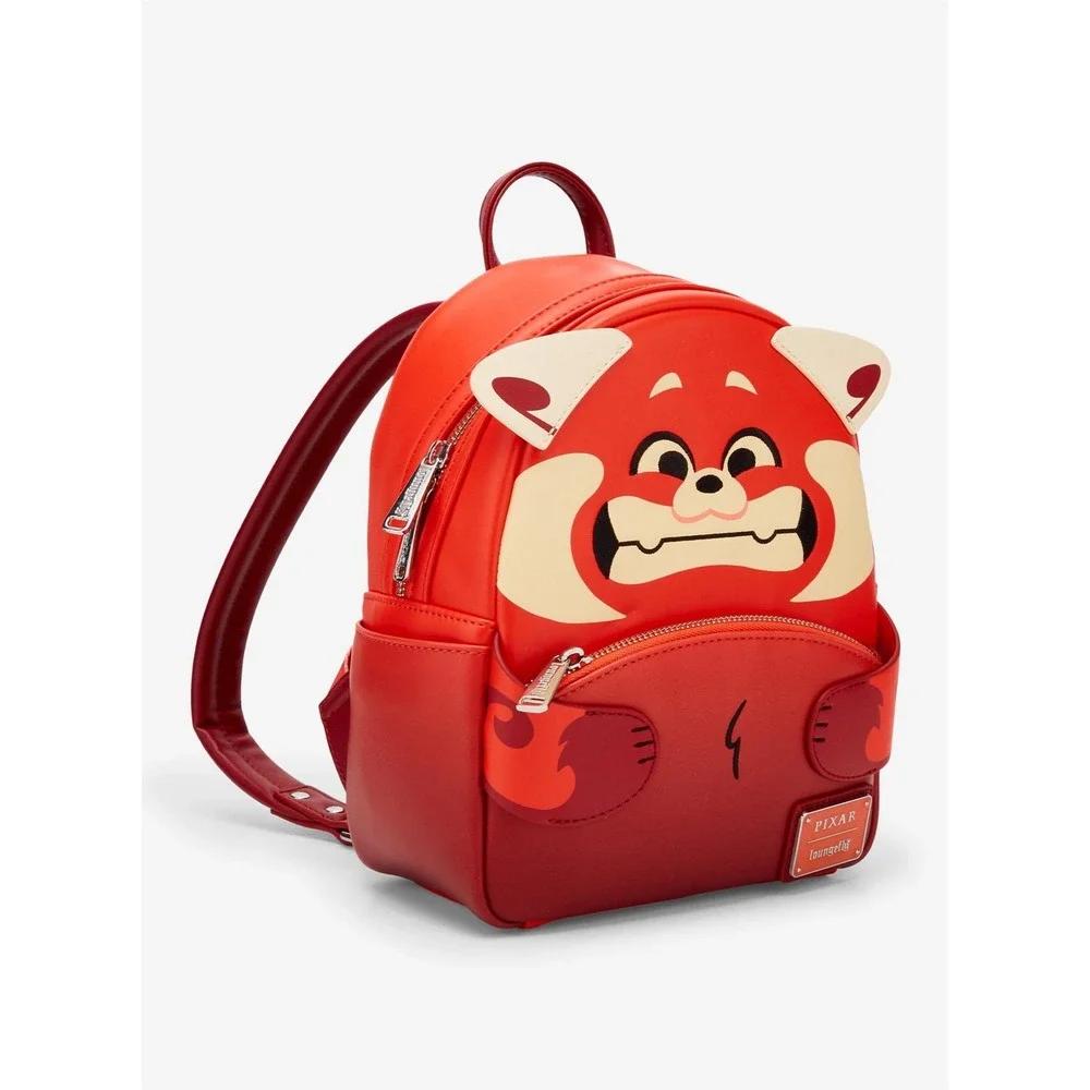 NEW Loungefly Disney Pixar Turning Red Mei Red‎ Panda Mini Backpack & Wallet Set